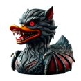 thumbnail image 1 of Dark Werewolf Magician Mutant Duck, 1 of 7