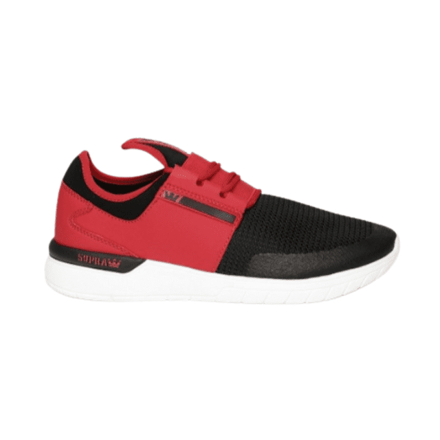Tenis Supra Flow Run Hombre Malla Ligeros rojo 27.5