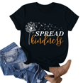 thumbnail image 1 of Fiudx Camisetas para Mujer Blusa de Manga Corta con Estampado de Moda para Mujer, Divertida Camiseta con Cuello Redondo, 1 of 4