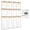 12 pcs - Rectangular, variant on Square Glass Food Storage Jars 8 pcs - Plus Edition, Stackable Pantry Organization Containers with Lids