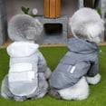 thumbnail image 2 of Sun Protection Dog Hoodie Breathable Summer Puppy Jacket Quick-Dry Dog Clothes with Pocket Adjustable Hood for Small Dogs Outdoor UV Block, 2 of 8
