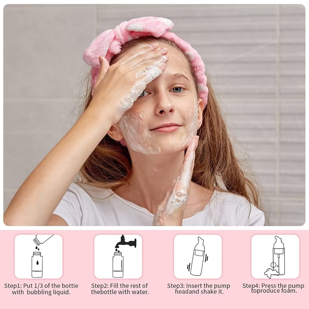 40 PCS 60ml/2oz Portable Mini Foam Bottles - Small Spray Bottle Reusable Travel Spray Bottle Leakproof Foam Pump Bottle Easy To Carry Suitable For Shampoo Shower Gel Cosmetics