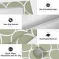 thumbnail image 6 of Sage Green Abstract Outdoor Rug for Patio/Deck/Porch, Non-Slip Large Area Rug 3 x 5 Ft, Modern White Geometric Twisted Art Indoor Outdoor Rugs Washable Area Rugs, Reversible Camping Rug Carpet Runner, 6 of 8