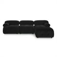 thumbnail image 6 of YANSHE Modular Sectional Sofa, Living Room Sofa Couch Set With Ottoman, L-Shaped Sofa, Button Tufted Velvet Fabric Couch For Conference Room Office Apartment, 6 of 9