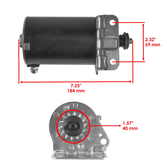 Starter For Craftsman DYT4000 LT1000 With Briggs & Stratton 31C707 693551 693552