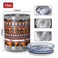 thumbnail image 3 of 12oz Tumblers Halloween Stripe Scene Pattern Vacuum Insulated Stainless Steel Travel Tumbler Cups Mug with Lid and Straw for Beer,Coffee,Beverages with Cleaning Brush for Cold & Hot Drinks, 3 of 5