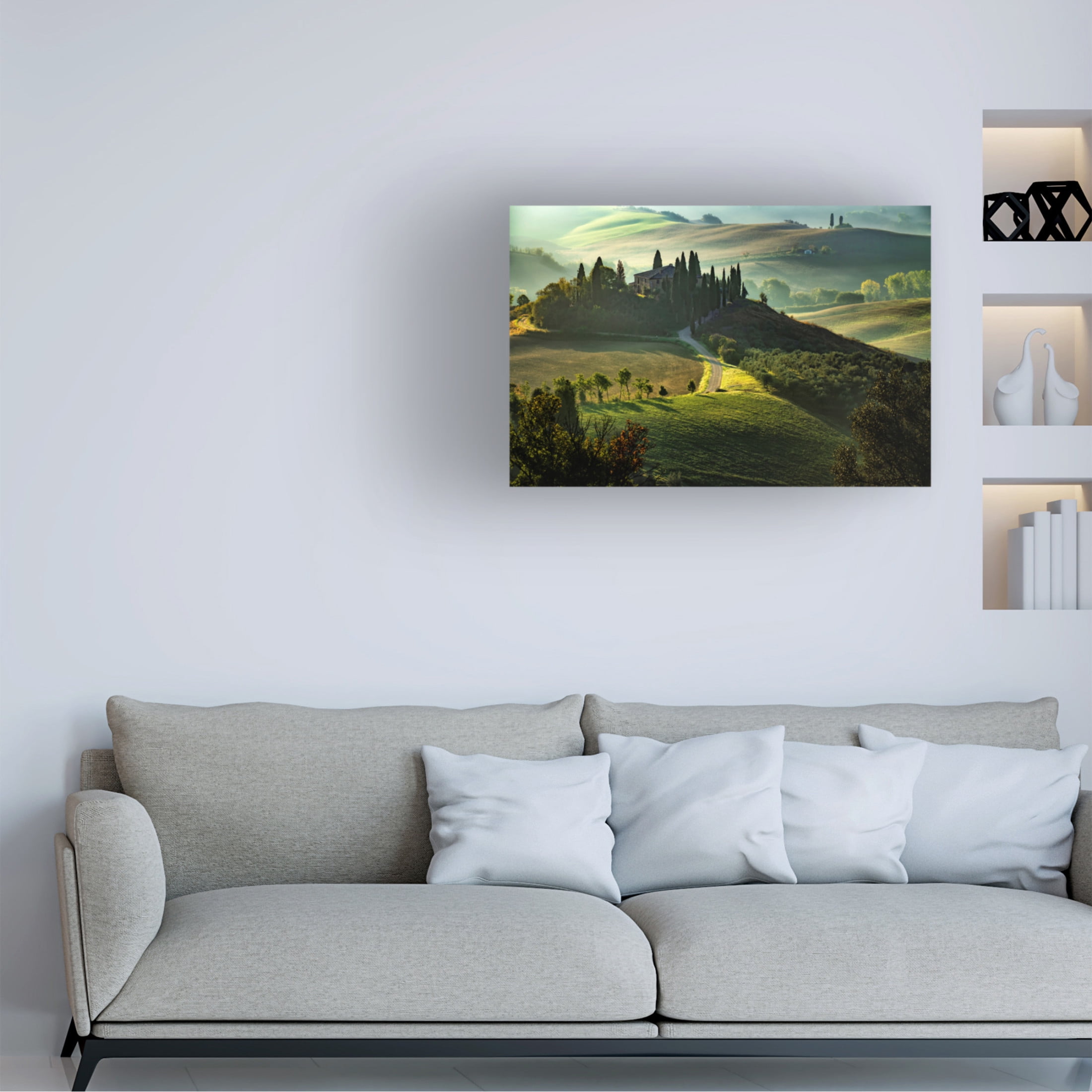 Trademark Fine Art Pasquale Guerra  Val d'Orcia Canvas Wall Art