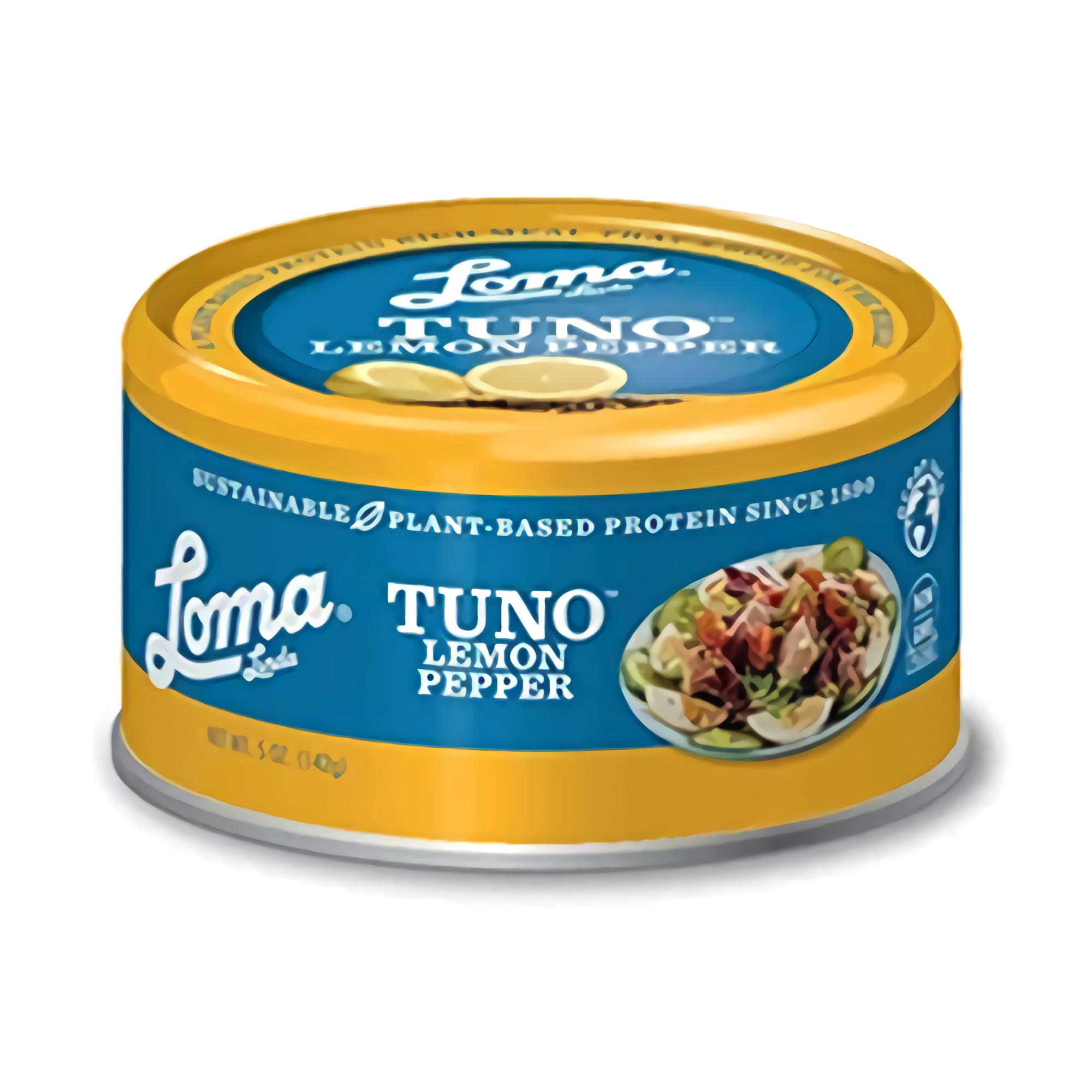 Tuno Tuna Alternative by Loma Linda | 5 Ounce | Pack of 12 | Lemon Pepper