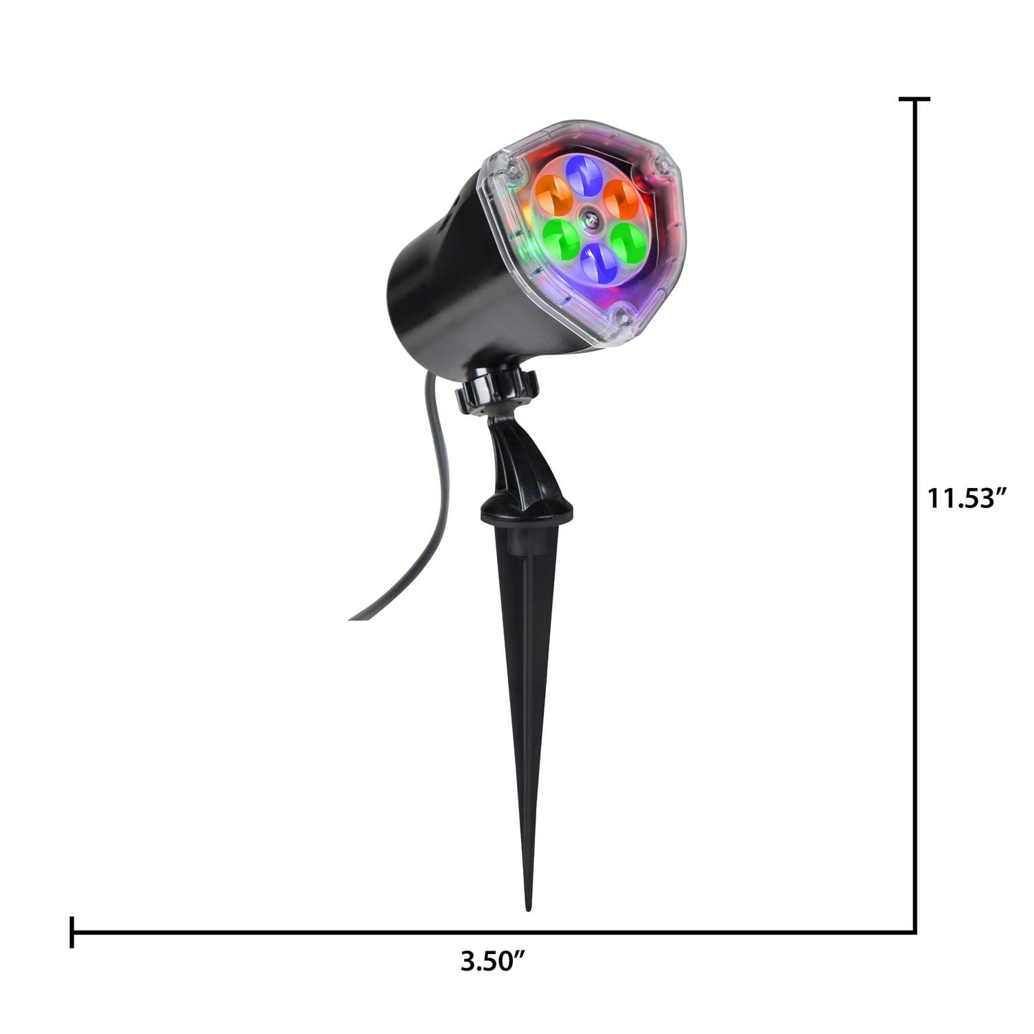 Projecteur lumineux de spectacle pour Halloween, lumière en mouvement dessine des visages JOL (GOPmPl)