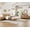 Oak, variant on 4-Piece Bedroom Set, Queen Bed Frame with Wave Headboard, 6 Drawers Dresser & Set of 2 Nightstands