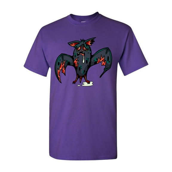 Zombie Bat Undead Animals Adult DT T-Shirt Tee