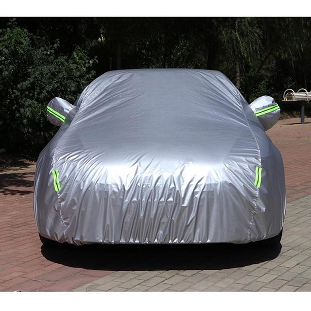 Cubierta de coche sedán shamjiam Impermeable XL XXL plata Funda universal para coche completo