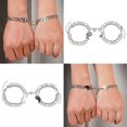 thumbnail image 2 of 2 2 piezas pulsera magnética Yin Yang para mujeres adolescentes niñas amigas joyería familiar, 2 of 5