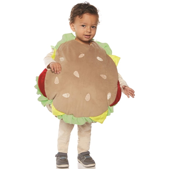 Disfraz Underwraps Hamburger Belly para bebés para niños pequeños