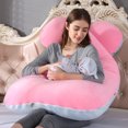 thumbnail image 3 of Topchances Pregnancy Pillow with Soft Jersey Cover - U Shaped for Pregnant Women, 3 of 11
