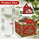 thumbnail image 3 of XWSHYW Decoraciones Navideñas Nuevo Producto En Navidad Decoración de Fiesta Suministros para Fiestas de Cumpleaños Hucha Roja de Navidad Caja de Regalo Dorada, 3 of 6