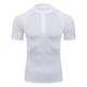 thumbnail image 2 of Blusa y camisa de manga corta con cuello alto para hombre, informal, de color liso, con media cremallera, manga corta, transpirable, deportiva, elástica, de licra, 2 of 8