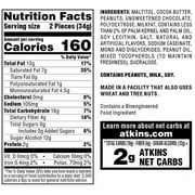 Atkins Endulge Treats, Peanut Butter Cups, Sugar Free Candy, Keto Desserts, Low Sugar Treats, 20 Count (10ct Value Pack)