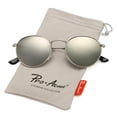 thumbnail image 4 of Lentes de Sol Pro Acme Pequeños Redondos de Metal Polarizados para Mujer, 4 of 8
