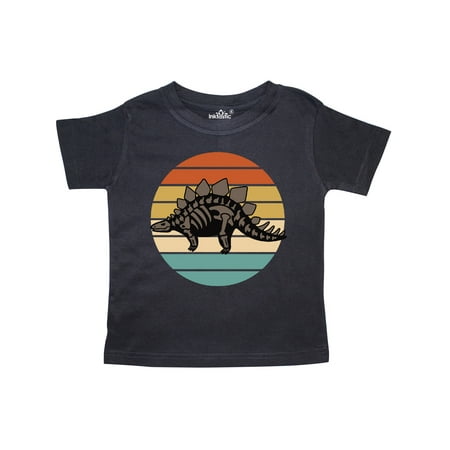 

Inktastic Dinosaur Stegosaurus Bones Vintage Gift Toddler Boy or Toddler Girl T-Shirt
