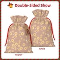 thumbnail image 2 of Naloa Cute Bee Drawstring Christmas Bags, 3D Xmas Gift Bags, Christmas Wrapping Bags, Xmas Goodie Bags, Treat Pouch Bags, Party Favor Bags-, 2 of 9