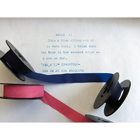 Olympia SM3 Portable Typewriter Ribbon BLUE AND PINK COMBO PACK - MADE IN