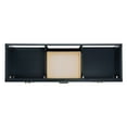 thumbnail image 7 of ARIEL Cambridge 66 Inch Double Oval Sink Bathroom Vanity With Carrara White Quartz Countertop 1.5 Edge In Midnight Blue, 7 of 7