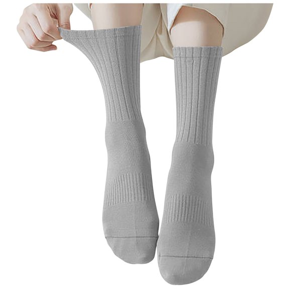 qolati Ankle Socks for Womens Athletic Thick Casual Dress Socks for Ladies Soft Breathable Elastic Thin Crew Socks
