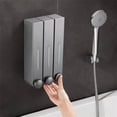 thumbnail image 4 of Wall Mounted Soap Dispenser Pump Bottle for Shower Gel Shampoo Conditioner, 4 of 7