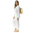 thumbnail image 3 of #followme Adult Christmas Bodysuit for Women Jumpsuit One-Piece Pajamas, 3 of 4