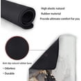 thumbnail image 4 of Gold Marble Extended Gaming Mouse Pad Non-Slip Rubber Base Large White Mousepad 35.4×15.7in with Stitched Edge Waterproof Thick Keyboard Pads Black Computer Desk Laptop Mats for Work Game Office, 4 of 6