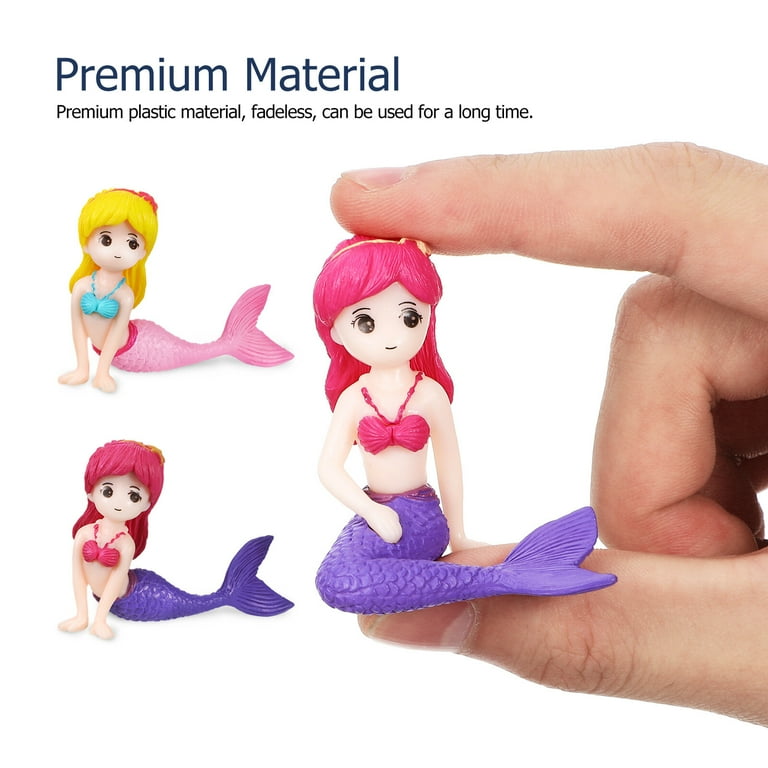 Little mermaid 2024 plastic figurines