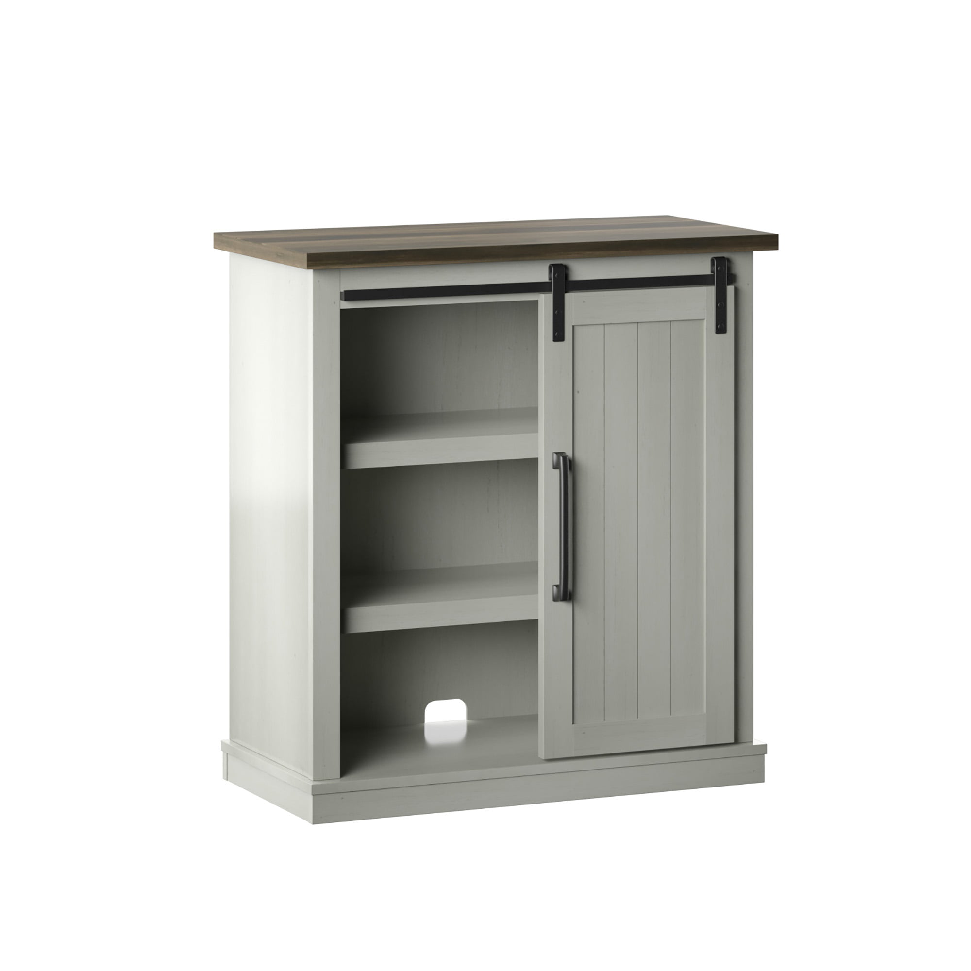 Accent Cabinet With Sliding Barn Door, Small Accent Cabinet With Sliding Doors