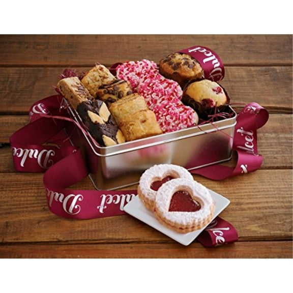 Dulcet Gift Baskets Valentine's DayDelicious Fresh Baked Love and Heart Snacks