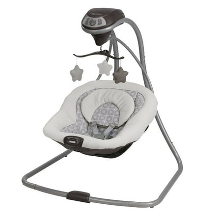 Graco Simple Sway Baby Swing, Abbington (Best Swing Bouncer Combo)