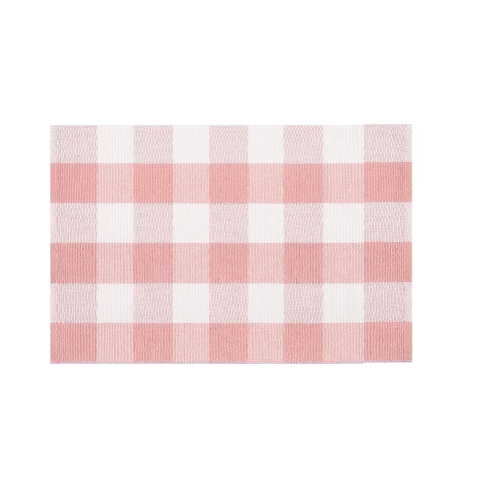 2Pcs Plaid Stripes Red And Doormat Front Porch Outdoor Rug Woven Machine Washable Layer Doormat Welcome Tiered Doormat Suitable For Front Porch Entrances.