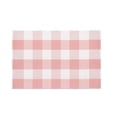 thumbnail image 2 of Pink and White Buffalo Outdoor Rug 24''X35'' Checkered Plaid Front Porch Rug Machine Washable Door Mat Outdoor for Layered Doormat Hello Welcome Door Mat Kitchen Farmhouse Entryway, 2 of 5