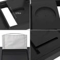 thumbnail image 7 of Wulawindy Bamboo Bathtub Caddy Tray, Expandable Sides Bath Caddy Tray 2 Side Trays Black, 7 of 7
