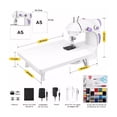 thumbnail image 5 of Máquina De Coser Portátil Eléctrica Con Kit De Costura White+Purple, 5 of 5