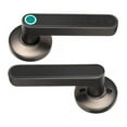 thumbnail image 1 of Serrure de Porte, Serrure de Porte Intelligente Tuya Serrure Biométrique Électronique Empreinte Digitale Clé Poignée de Porte Déverrouillage Protection de Sécurité Maison Intelligente, Facile à Installer, 1 of 7