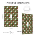 thumbnail image 3 of Disketp Santa Claus And Gnomes Decorative Light Switch or Outlet Wall Plate with Safety Cover-Style T, 3 of 6