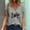 Grey, variant on SMihono Oversized T- shirt for Women Casual Fashion Summer V-Neck T-Shirt Printed Short-Sleeved Tops Summer Casual Womens Tops