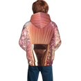 thumbnail image 3 of Bingfone Makeup Brush on Pink Glitter Pattern Youth Classic Hoodies Soft Hooded Pullover Sweatshirts for Girls and Boys, 3 of 6