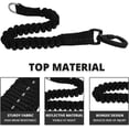 thumbnail image 3 of Long Dog Leash 25 FT: Heavy Duty Rope Leashes for Dogs Training with Swivel Lockable Hook Reflective Threads Bungee and Padded Handle - Dog Lead for Large Small Medium Dogs Outside Walking Hiking, 3 of 5