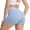 Light Blue, variant on AHTJRT Women's Denim Shorts Stretchy Butt Lifting Tummy Control Jean Shorts Booty Jegging Pants Summer Workout Yoga Shorts Black S