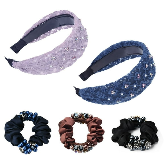 EIMELI 5 Pack Headbands for Women,Women Headbands Fashion Headbands Hair Hoops Hair Accessories for Women and Girls