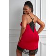thumbnail image 2 of ABPHQTO Camisola roja del día de San Valentín para mujer con ribete de encaje, 2 of 5