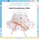 thumbnail image 2 of Gorro de pescador para bebé con circunferencia de 50-52cm, gorro de pescador con estampado de lunares, gorro para el sol, gorro de lavabo para niños, 2 of 5