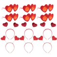 thumbnail image 1 of 1 Set Valentine Party Glasses Headbands Valentine Glasses Party Favors Valentine Decorations, 1 of 3