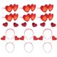 thumbnail image 1 of 1 Set Valentine Party Glasses Headbands Valentine Glasses Party Favors Valentine Decorations, 1 of 3
